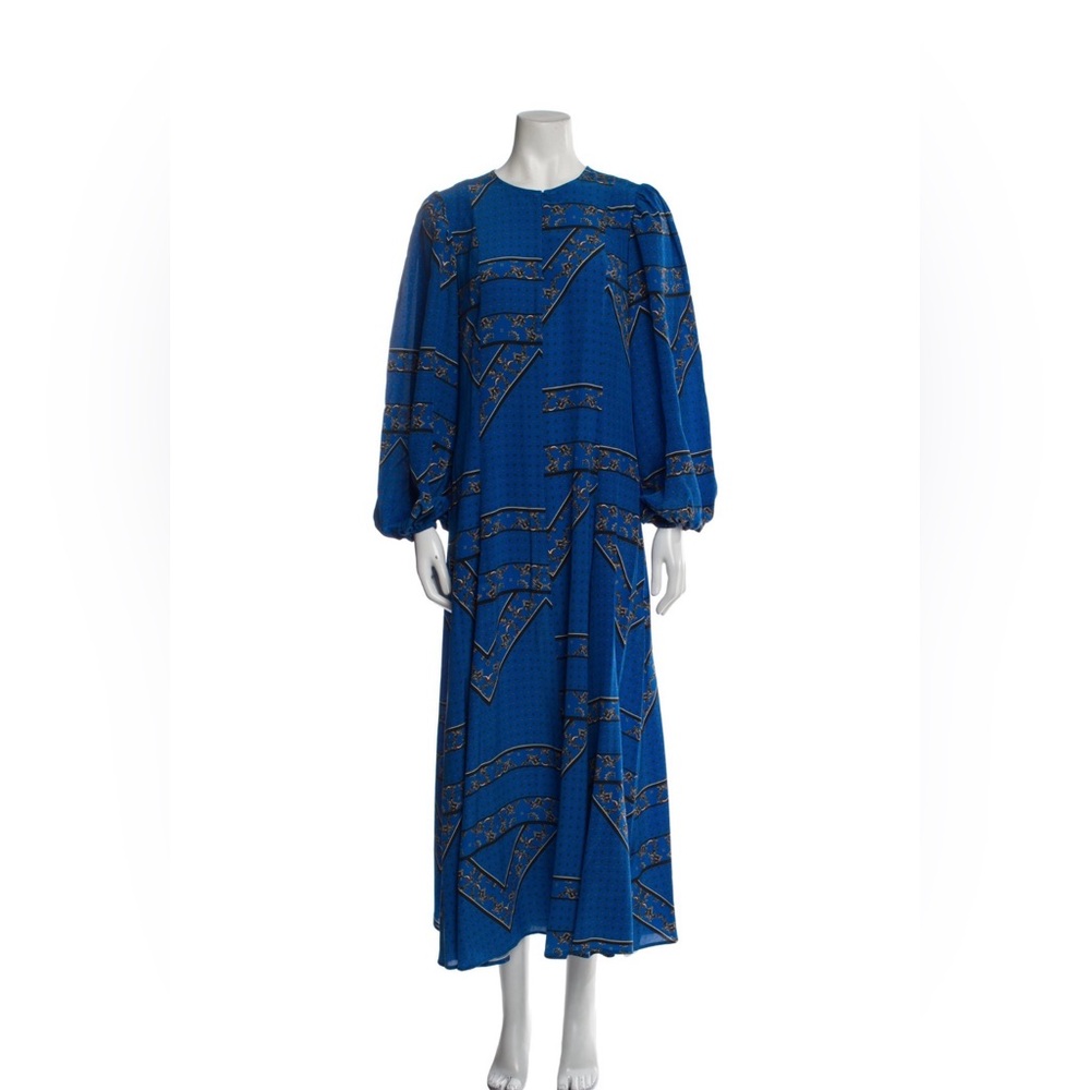 Ganni Silk Maxi Dress